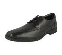 Zapatos Escolares Formales De Cuero Con Cordones Clarks Para Niños Scala Step Y