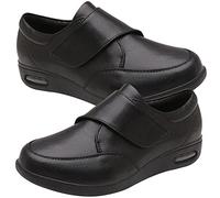 Zapatos Especiales para Juanetes de Mujer Pie Diabetico Zapatos de Osteoartritis Sandalias Anchas para Hombre Sneaker Casuales Zapatillas de Deporte Hechas EN ESPAÑA,Negro,37 EU