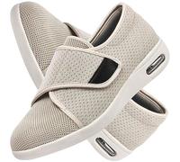 Zapatos Especiales para Juanetes, Zapatillas Mujer Ortopedica, Zapatos Juanetes Mujer, Zapatos Ortopedicos Mujer Ancho Especial, Calzado para Fascitis Plantar Mujer ( Color : Beige , Size : 37.5 EU )