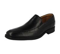 Clarks Tilden Free - Zapatillas de casa de cuero hombre, color negro, talla 43