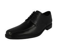 Clarks Premium Howard Over, Zapatos de Cordones Unisex Adulto, Black Leather, 41 EU