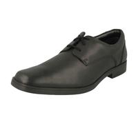Zapatos Formales Escolares Clarks Boys Scala Edge Y Cordones Negros