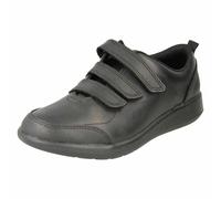 Clarks Scape Sky K Niños, Zapatillas, Niños, Negro Black Leather, 33 EU