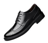 Zapatos formales Longwing Brogue, estilo Oxford for hombre, cuero lujo, punta redonda, for graduación, con cordones, clásicos, for boda, antideslizantes, tacón bloque, goma antideslizante, informales.