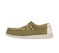 HEYDUDE Wally Coastline Jute - Zapatos Estilo Mocasín para Hombre, Olive, 40