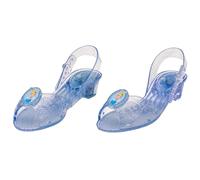 Zapatos iluminados de Cenicienta, zapatos oficiales de princesa de Disney con emblema de Cenicienta, talla 11/12 para niños, M