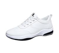 Zapatos impermeables para mujer y hombre, de piel, minimalistas, antideslizantes, para correr, de piel lisa, para caminar, zapatillas ortopédicas con acolchado de aire, cómodas para el día a día
