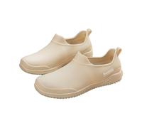 Zapatos impermeables sin cordones para mujer, zuecos casuales para lluvia, corte bajo, calzado para clima húmedo, zapatos elegantes para caminar y jardinería para el ocio, c, 38 EU