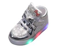 Zapatos infantiles 21-30 para niñas, zapatos de correr 25 brillantes, zapatos de moda, ligeros, zapatos iluminados para bebé, 22 otoño, botas deportivas, zapatos de bebé, al aire libre, informales