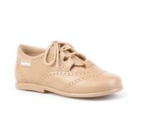 Zapatos Inglesitos para Niños Todo Piel mod.505. Calzado Infantil Made in Spain, Garantia de Calidad. (23, Camel)