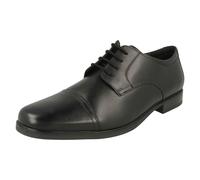 Clarks Howard Cap, Oxford Hombre, Black Leather, 44.5 EU