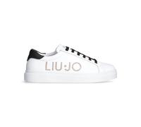 Zapatos Liu Jo Iris 11 Zapatillas Deportivas Mujer Cuero Blanco Negro