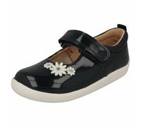 Zapatos Metálicos Con Detalle De Flor Para Niñas - Cuento De Hadas