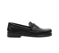 Zapatos Mocasines Hombre Cuero y Nobuck: Estilo Castellano de Vestir sin Borlas. Suela Dura Resistente y Acabado Brillante o Mate. Ideal Traje Boda y Uso Diario. Diseño Italiano Clásico y Moderno