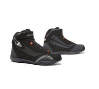 Zapatos Moto Forma Urbana Cuero Impermeable Genesis Negro