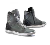 Zapatos Moto Forma Urbana Cuero Impermeable Hyper Antracita