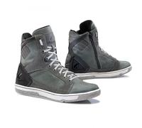 Zapatos Moto Forma Urbana Cuero Impermeable Hyper Antracita