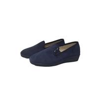 Zapatos Mujer Casa Cómodos Invierno Interior Negro Suela Caucho Antideslizante Forro Térmico Cálido Cierre Talla 35-41 (MARINO, Una talla, Sistema tallas calzado EU, Adulto, Números, mediano, 37)