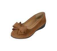 Zapatos Mujer Comodos Vestir,Zapatos Mujer de Cuña Elegantes Bailarinas de Punta Redonda con Arco Moda Fiesta Zapatillas Vestir de Ante Versátil Mocasines Ortopédicos Calzado