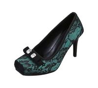 Zapatos Mujer Elegantes Fiesta, Zapatos Tacon Mujer Comodos, Es Aguja con Lazo Encaje Vestido Moda con Punta Afilada Zapatillas De Vestir Wedge Sandals Sandals For Women Zapatillas Comodas