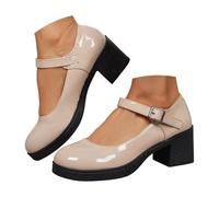 Zapatos Mujer Elegantes Fiesta, Zapatos Tacon Mujer Stilettos, Elegant Summer Ankle Strap Round Toe Chunky Heel For Wedge Sandals Zapatillas De Vestir Sandals For Women Zapatillas Comodas