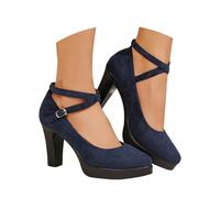 Zapatos Mujer Elegantes Novia, Zapatos Tacon Mujer Comodos, Sandalias Grueso con Tiras En El TalóN con Suela CóModa Wedge Sandals Zapatillas De Vestir Sandals For Women Zapatillas Comodas