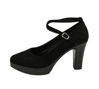 Zapatos Mujer Elegantes Pitillos, Zapatos Tacon Mujer Stilettos, Sandalias Grueso con Tiras En El TalóN con Suela CóModa Zapatillas De Vestir Wedge Sandals Zapatillas Comodas Sandals For Women