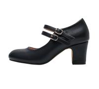 Zapatos Mujer Elegantes Pitillos, Zapatos Tacon Mujer TacóN, Mary Jane con Grueso Exteriores - DiseñO Elegante Sin Adornos Zapatillas De Vestir Wedge Sandals Sandals For Women Zapatillas Comodas