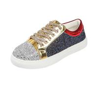 Zapatos Mujer Primavera 2026 Con estas zapatillas planas con punta redonda, que se caracterizan por sus brillantes acentos de color un diseño versátil, dale a tu estilo diario ese toque especial, rojo