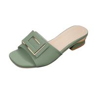 Zapatos Mujer Verano Zapatos Ortopédicos 2025 Sandalias De Playa Casual Para Mujer Corte Verano Primavera Vestidas Occidentales Moda Lindas Sexy Sandalias De Cuña De Moda, verde, 37 EU Large