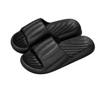 Zapatos negros para niñas, zapatos ortopédicos para mujer, zapatos gruesos para mujer, sandalias ortopédicas para mujer, ajuste ancho, tacón pequeño, cómodas chanclas negras, Black, 40 EU