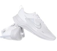 NIKE Downshifter 12, Zapatillas Mujer, White Metallic Silver Pure Platinum, 36.5 EU