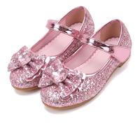 Zapatos Niña Bailarinas Disfraz Suela Plana Princesa Zapatillas para Vestir