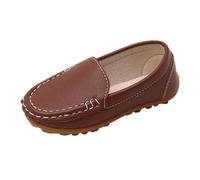 Zapatos Niñas 35 Primavera y Mujeres, Primavera, y, Zapatos Casuales para, Todos los Pequeños Zapatos De Cuero Para El Comienzo Escolar, Cómodos Zapatos Escolares Para Gimnasio, café, 30 EU