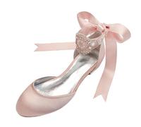 Zapatos Novia Zapatos Mujer Fiesta para Bodas Punta Redonda Zapatos Tacon Zapatos de Noche,Dusty Rose,38 EU