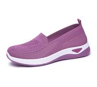 Zapatos ortopédicos de mujer sin cordones zapatillas de deporte ligeras antideslizantes transpirables malla zapatillas tenis running casual trabajo zapatos de casa senderismo zapatos de paseo, 05a
