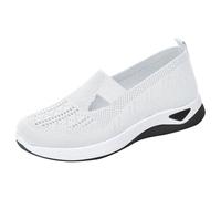Zapatos ortopédicos de mujer sin cordones zapatillas de deporte ligeras antideslizantes transpirables malla zapatillas tenis running casual trabajo zapatos de casa senderismo zapatos de paseo, 04a
