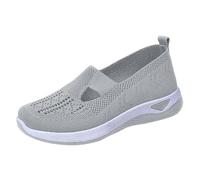 Zapatos ortopédicos de mujer sin cordones zapatillas de deporte ligeras antideslizantes transpirables malla zapatillas tenis running casual trabajo zapatos de casa senderismo zapatos de paseo, 01a