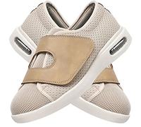 Zapatos Ortopédicos Fascitis Plantar Zapatos Osteoartritis Hombre Zapatillas Juanetes Ancho Especial Sneaker Casuales Zapatillas de Deporte Zapatos Sanitarios Zapatos Diabético,Beige,41 EU