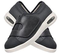 Zapatos Ortopédicos Fascitis Plantar Zapatos Osteoartritis Hombre Zapatillas Juanetes Ancho Especial Sneaker Casuales Zapatillas de Deporte Zapatos Sanitarios Zapatos Diabético,Gris,45 EU