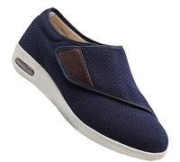 Zapatos Ortopedicos Mujer Ancho Especial Zapatos para Caminar ortopédicos para diabéticos Extra Anchos Artritis Edema Zapatos ortopédicos cómodos para Ancianos,Azul,40 EU