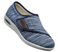 Zapatos Ortopedicos Mujer Ancho Especial Zapatos para Caminar ortopédicos para diabéticos Extra Anchos Artritis Edema Zapatos ortopédicos cómodos para Ancianos,Lightblue,36 EU