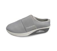 Zapatos Ortopedicos Mujer Verano con Malla Zapatillas Ortopedicas para diabéticos Cómodas Ligeros sin Cordones Zapatillas Ortopédicas de Transpirables y Antideslizantes Sandalias, 36-43 EU