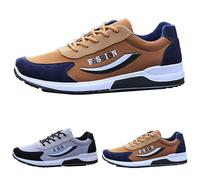 Zapatos ortopédicos para correr, senderismo, impermeables, ligeros, antideslizantes, suela suave, transpirables, zapatos deportivos ergonómicos, elegantes, cómodos, para el tiempo libre, marrón, 44 EU