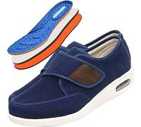 Zapatos ortopédicos para diabéticos Calzado quirúrgico Zapato ortopédico Zapatillas de Deporte para Caminar al Aire Libre de Ancho Ancho Ajustable para Ancianos Artritis Edema Pies hinchados