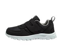 Zapatos ortopédicos para diabéticos para hombre y mujer, extraanchos con cierre de , zapatos casuales de malla, cómodos, ultraligeros, zapatos de salud, ortopédicos, cómodos, aireados, Negro , 45 EU