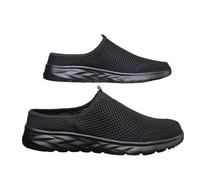 Zapatos ortopédicos para hombre, zapatos de verano anchos para hombre, ligeros, zapatos casuales, traseros, abiertos, transpirables, pantuflas para el hogar, malla, deporte, pantuflas, deslizantes