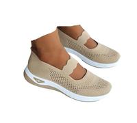 Zapatos ortopédicos para mujer Slip on enfermera zapatos de verano ligeros zapatos de caminar cómodos zapatillas transpirables malla viscoelástica sandalias mujer zapatillas mujer zapatillas mujer
