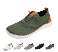 Zapatos ortopédicos Ultra cómodos Comfofeet for Hombre, con Puntera Ancha, Suela Suave, Transpirable y Ligera.(Green,47 EU)