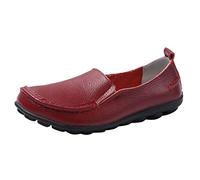 Zapatos ortopédicos zapatos deportivos mujer blanco mujer calzado ortopédico mujer zapatos tenis deporte zapatillas ortopédicas tenis sin cordones zapatos de senderismo con plataforma ortopédica, Vino